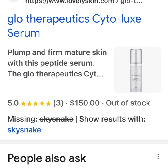 New! GLO THERAPEUTICS CYTO LIXE SYNAKE SERUM, 1 fl oz/ - Picture 7 of 12
